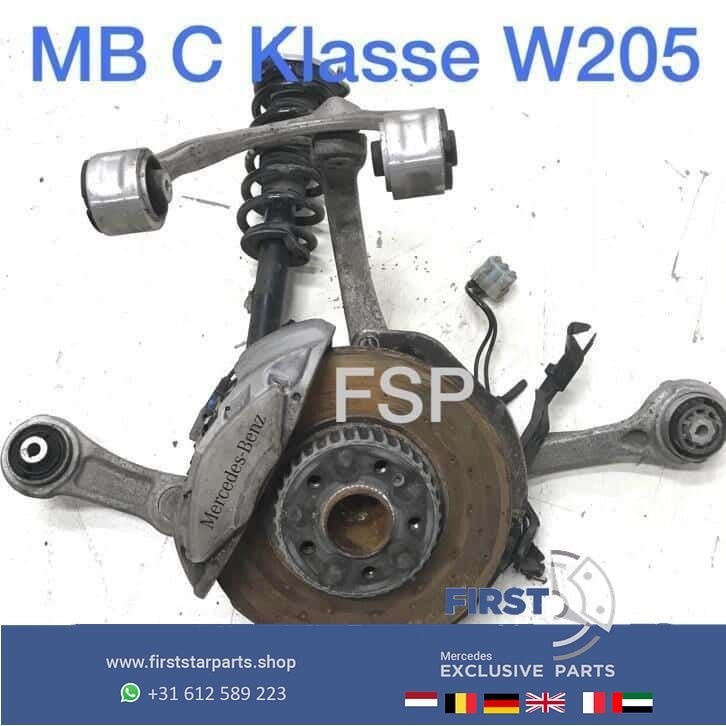 W205 MB C Klasse 2018 wielophanging schokbreker draagarm rem