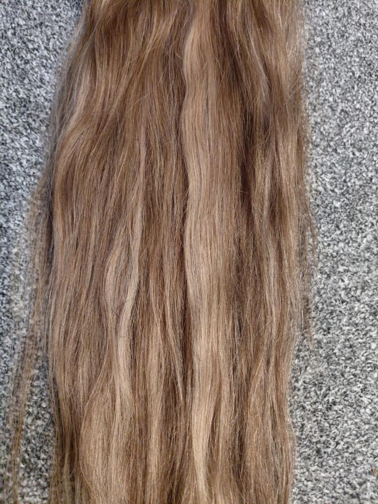 Clip in echt haar, Sieraden, Tassen en Uiterlijk, Uiterlijk | Haarverzorging, Ophalen of Verzenden, Zo goed als nieuw, Pruik of Haarverlenging