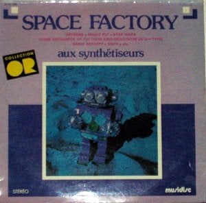LP - Space Factory - Aux Synthétiseurs - Synthesizer, Inclusief binnenhoes, Ophalen of Verzenden, Zo goed als nieuw, 12 inch