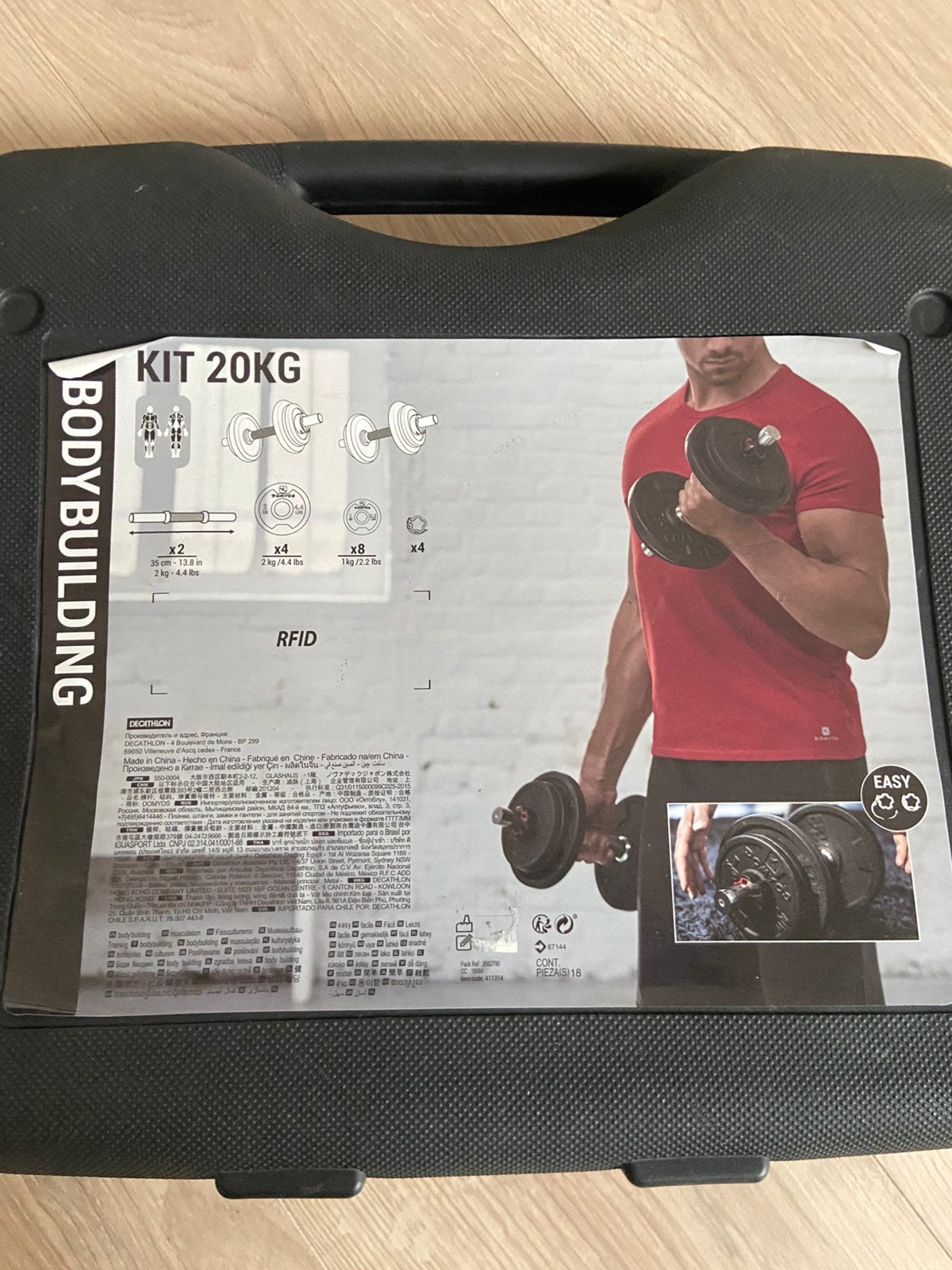 Gewichtenset, Sport en Fitness, Ophalen, Gebruikt, Armen, Halterset