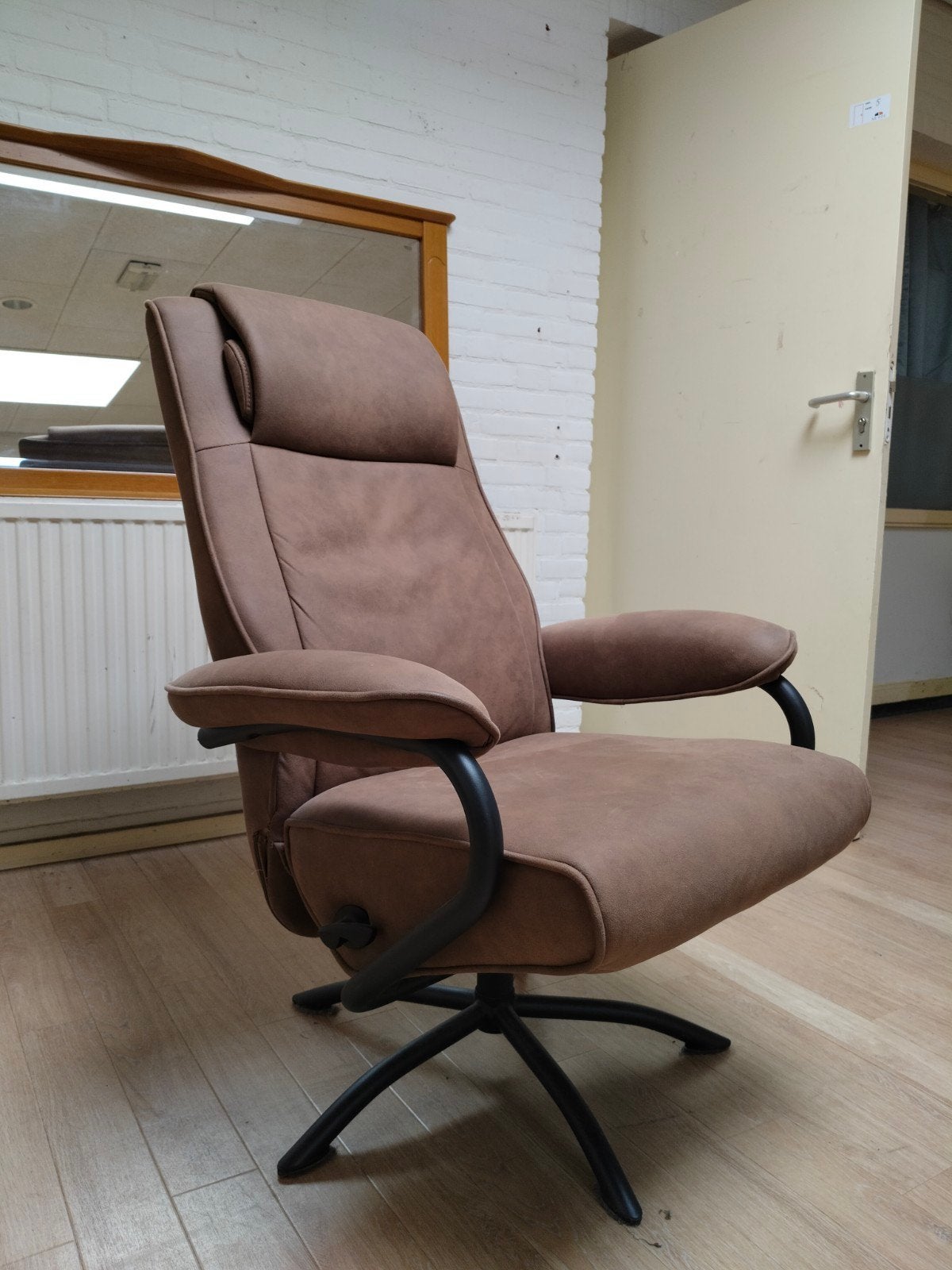 verstelbare lounge stoel, Huis en Inrichting, Fauteuils, Ophalen, Zo goed als nieuw, Minder dan 75 cm, 50 tot 75 cm