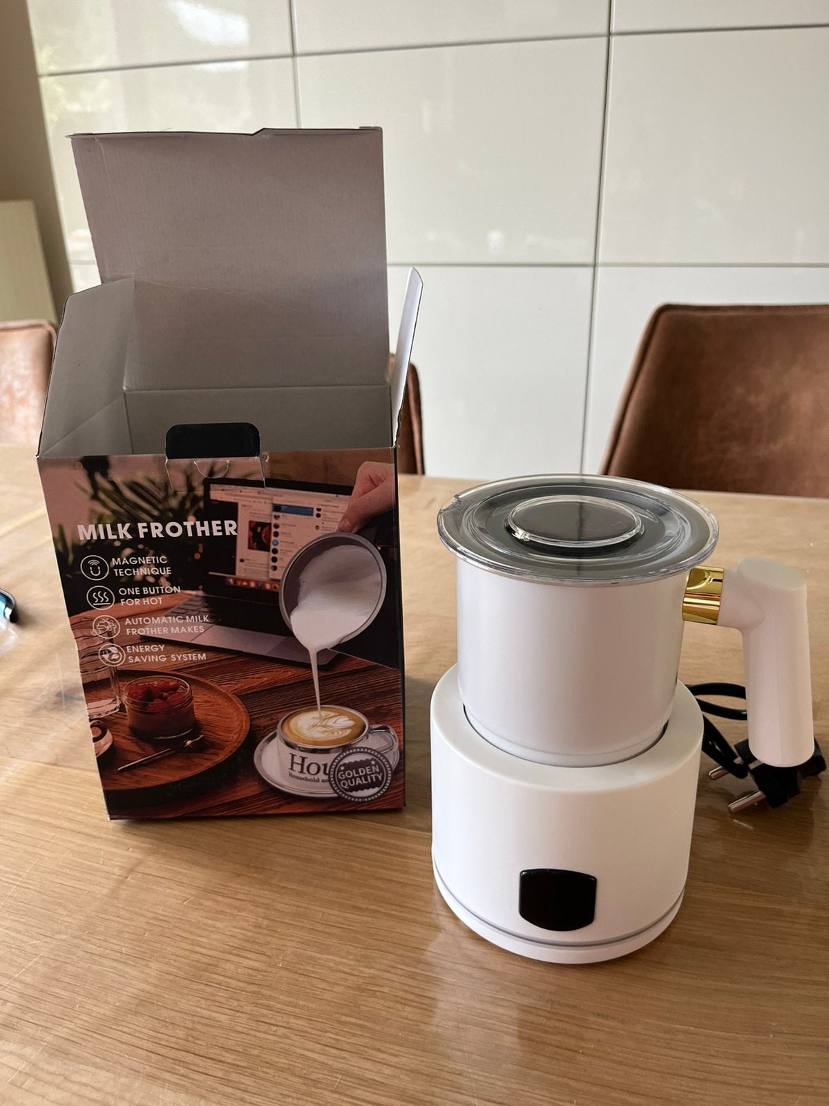 Melkopschuimer, Ophalen of Verzenden, Nieuw, Elektrische melkopschuimer