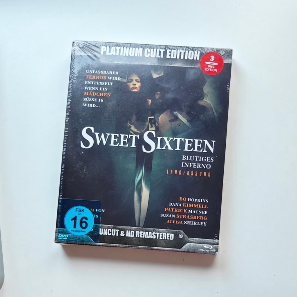 Sweet Sixteen Blu-ray Horror DigiDreams, Ophalen of Verzenden, Nieuw in verpakking, Horror, Boxset