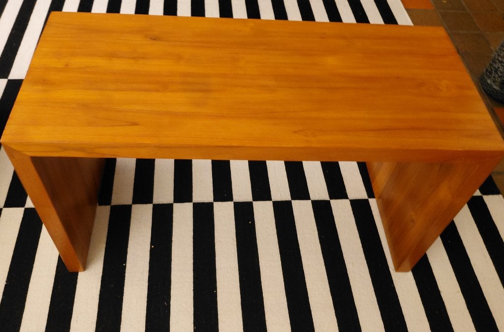 Houten bijzettafel of bankje, Ophalen, Gebruikt