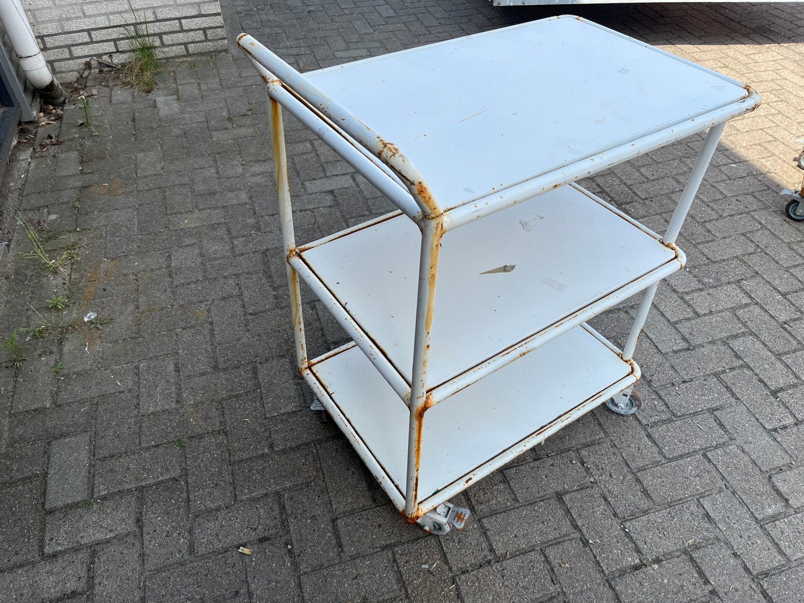 Verrijdbare werkplaatskar gereedschap wagen onderdelenkar ️, Ophalen, Gebruikt