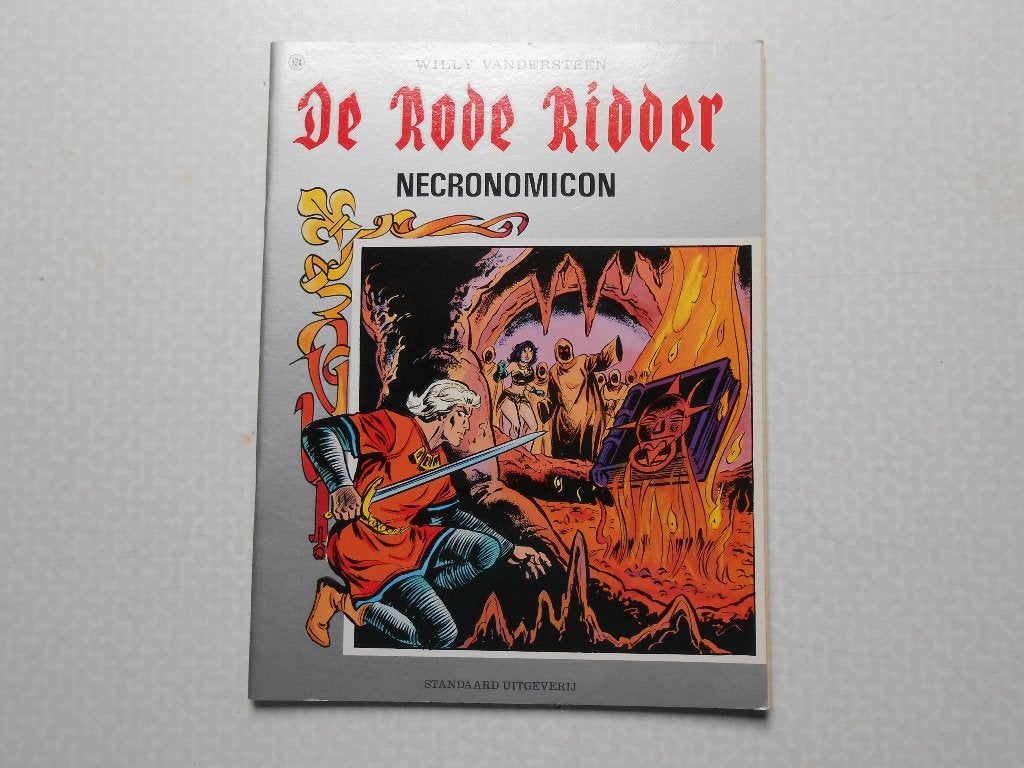 Rode ridder 124 Necronomicon 1987 1 ste druk., Willy Vandersteen, Eén stripboek, Nieuw, Ophalen of Verzenden