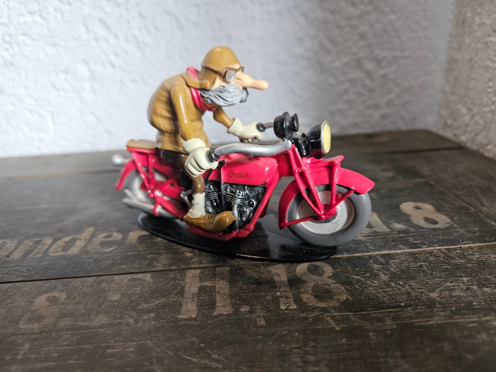 Joe Bar Alphonse Velu Indian 600 SV 1:18 JB52, Ophalen of Verzenden, Gebruikt