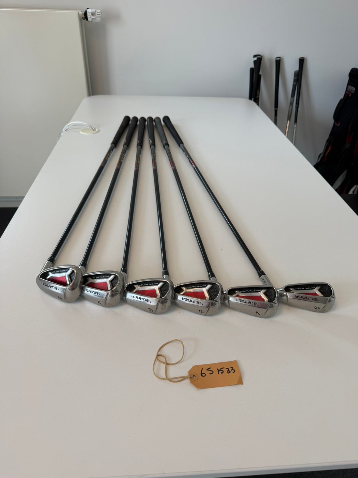 Taylormade Burner ijzerset - sw-6 - testen ok! R flex 6S1533, Overige merken, Set, Gebruikt, -