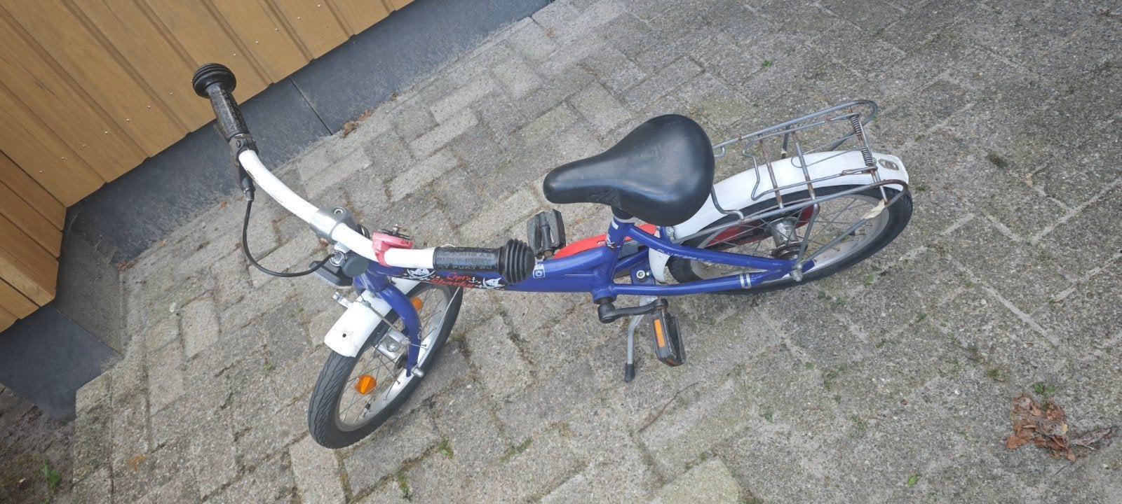Puky Captain Sharky kinderfiets - 16 inch, Terugtraprem, Ophalen, Captain Sharky, 16 tot 20 inch