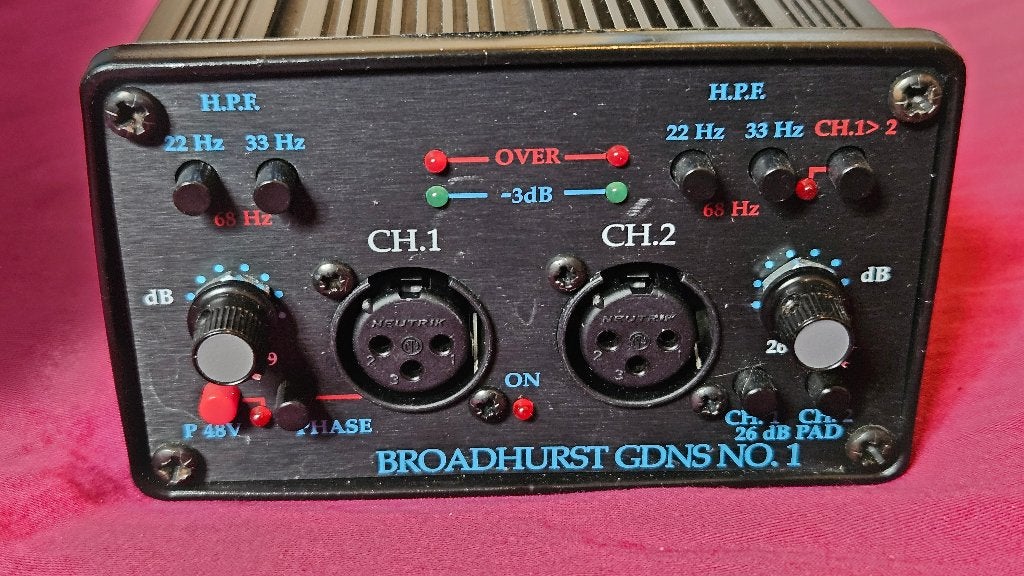 microfoon voorversterker DAV Electronics BG1 2024, Ophalen of Verzenden, Zo goed als nieuw, Audio
