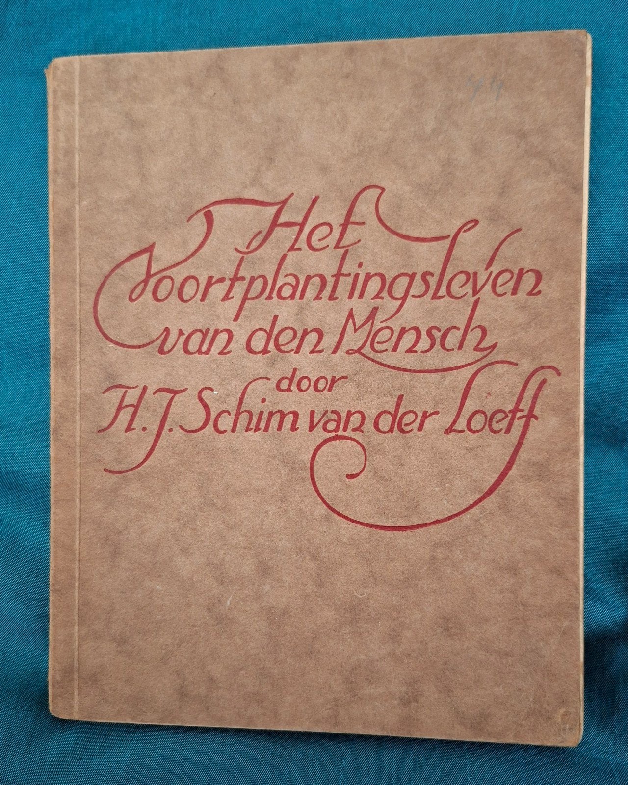 1938 boekje voortplantingsleven st anna Venray HJ Schim, Ophalen of Verzenden, Zo goed als nieuw, Zwangerschap en Bevalling