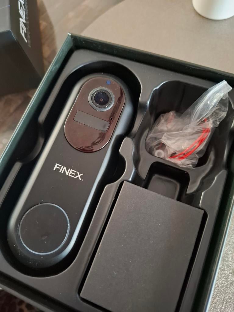 Finex Video Deurbel - Draadloos met Camera en Wifi, Huis en Inrichting, Deurbellen, Nieuw, Draadloos, Ingebouwde camera, Compatibel met smartphone