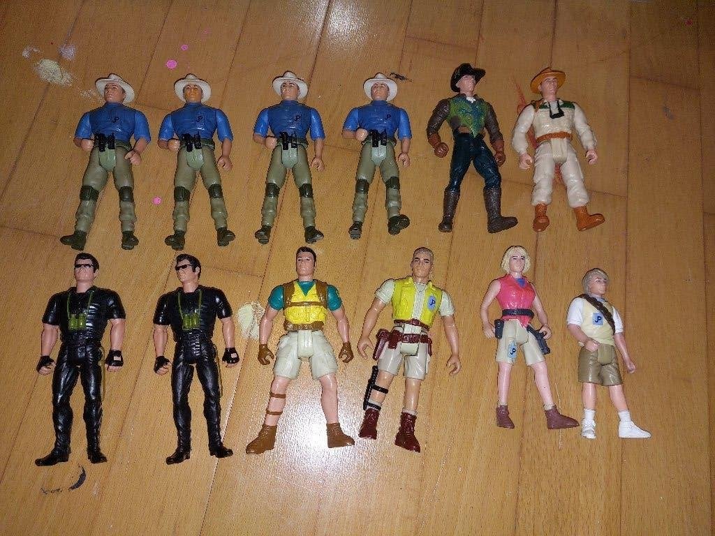 Vintage Jurassic park 12 actiefiguren jaren 90 KENNER, Kinderen en Baby's, Ophalen of Verzenden, Zo goed als nieuw
