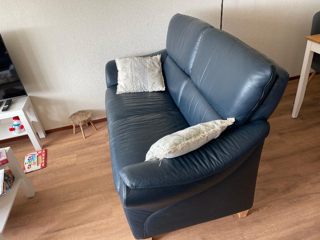bankstel, Huis en Inrichting, Ophalen, Gebruikt, 150 tot 200 cm, Rechte bank