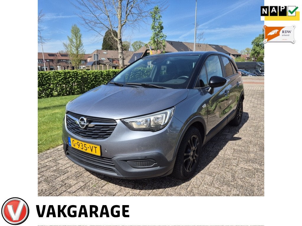 Opel Crossland X 1.2 trekhaak, lm velgen (bj 2017), Auto's, Voorwielaandrijving, 1063 kg, Gebruikt, Euro 6