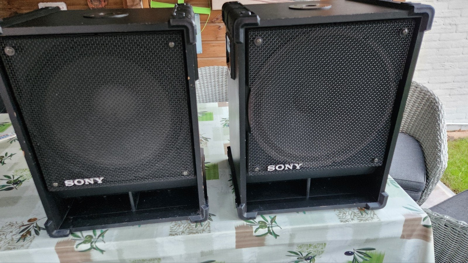 sony subs subwoofers 15 inch, Ophalen, Subwoofer, Overige merken