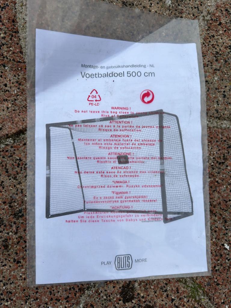 Voetbaldoel / voetbalgoal nieuw, Ophalen, Nieuw, 1970 tot heden, Overige merken