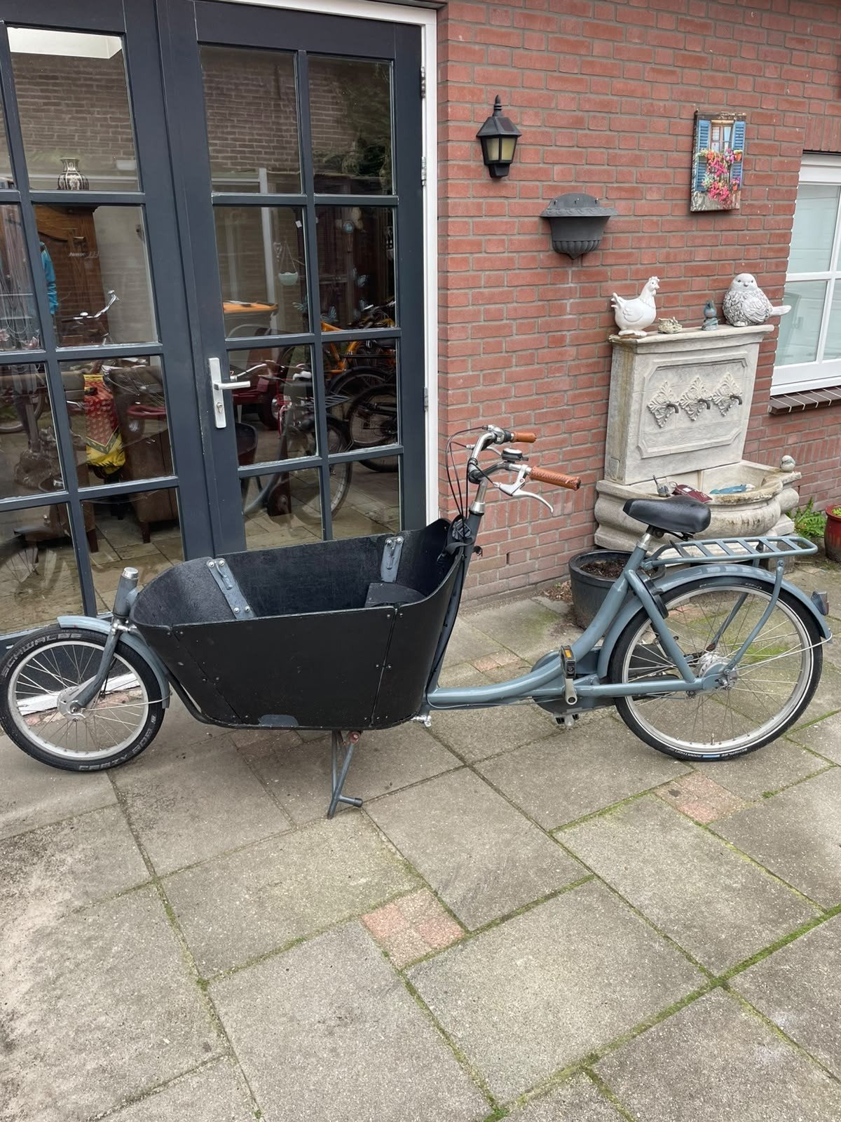 Hippe bakfiets met zitje voor 1 kind 28 inch, Gebruikt, 1 kind, Trommelrem, Ophalen