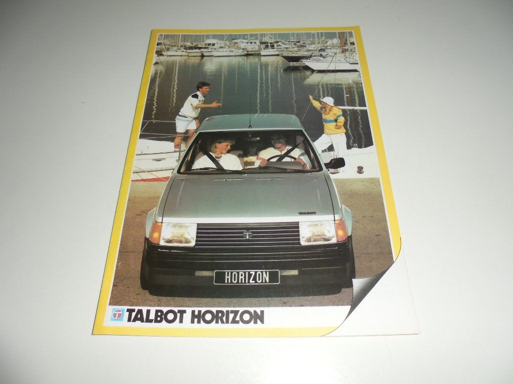 brochure Talbot Horizon  1983, Boeken, Auto's | Folders en Tijdschriften, Ophalen of Verzenden, Zo goed als nieuw, Overige merken