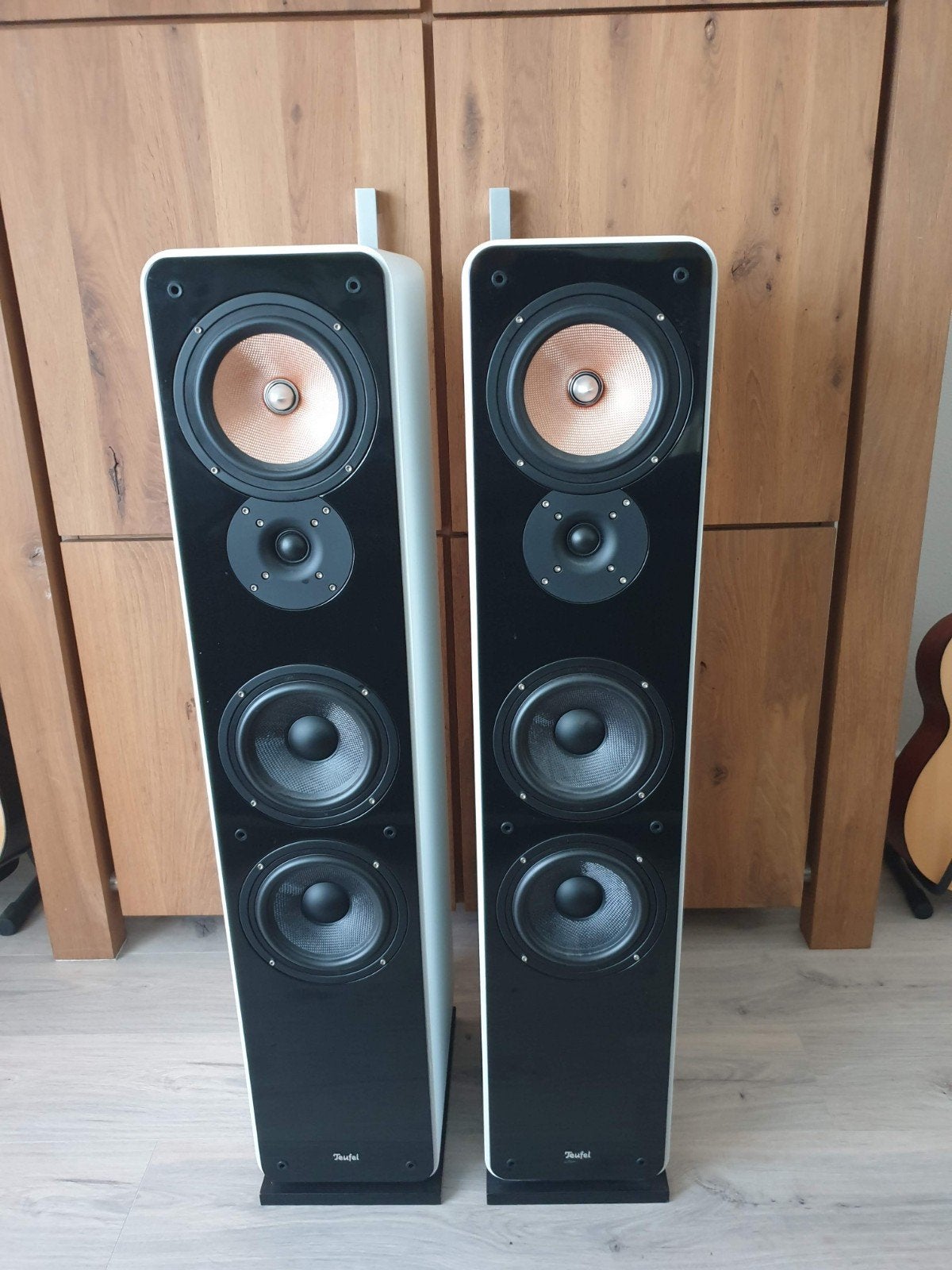 Teufel Ultima 40 Vloerstaande Luidsprekers Wit, Audio, Tv en Foto, Luidsprekers, Vloerstaande luidspreker, Ophalen of Verzenden