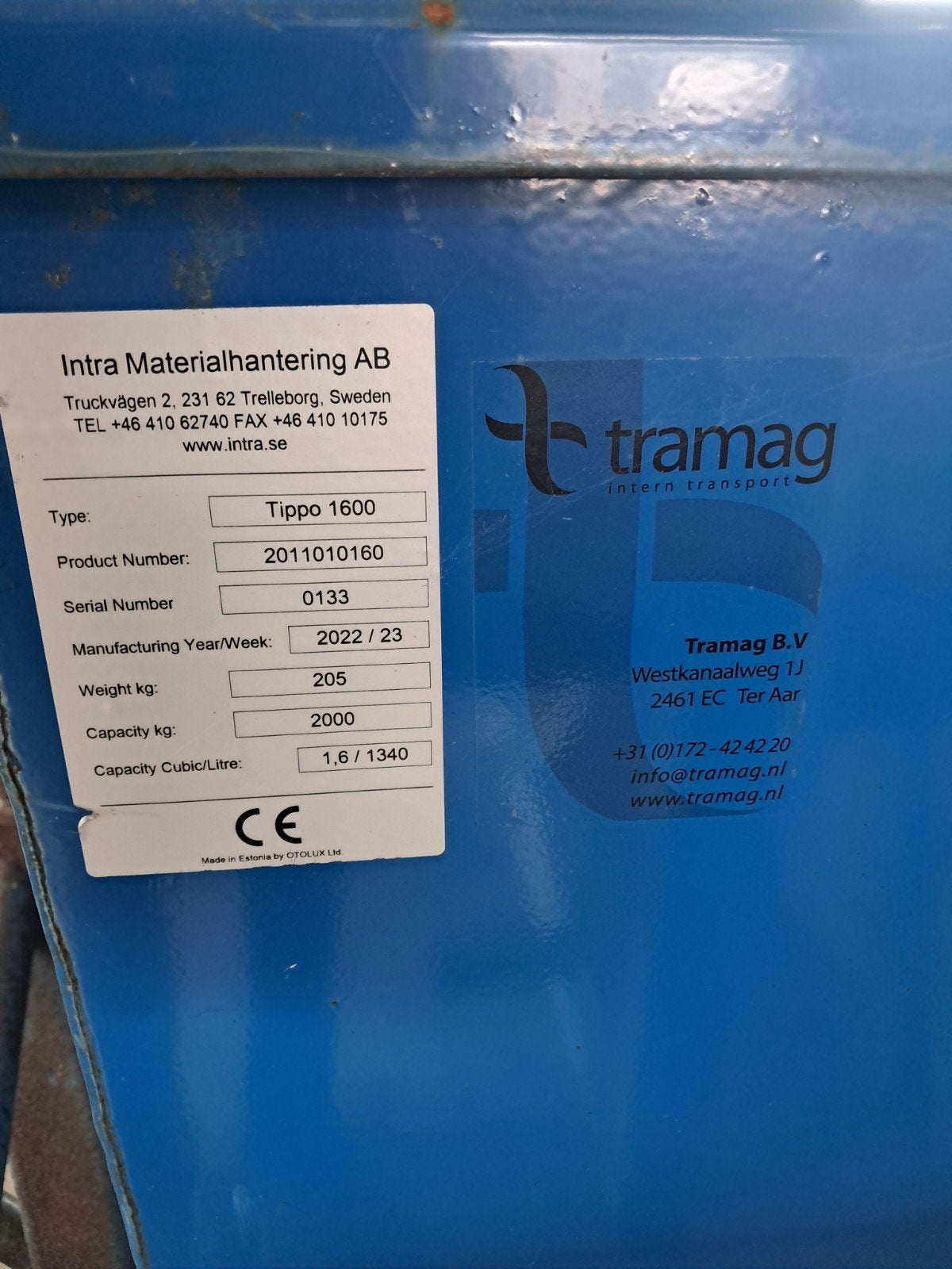 Stortbak Stortcontainer Tippo 1600 - Zeer Goede Staat, Ophalen