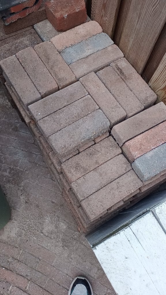 Klinkers waalformaat 20x5x6cm, Ophalen, Gebruikt, Klinkers, Minder dan 5 m²