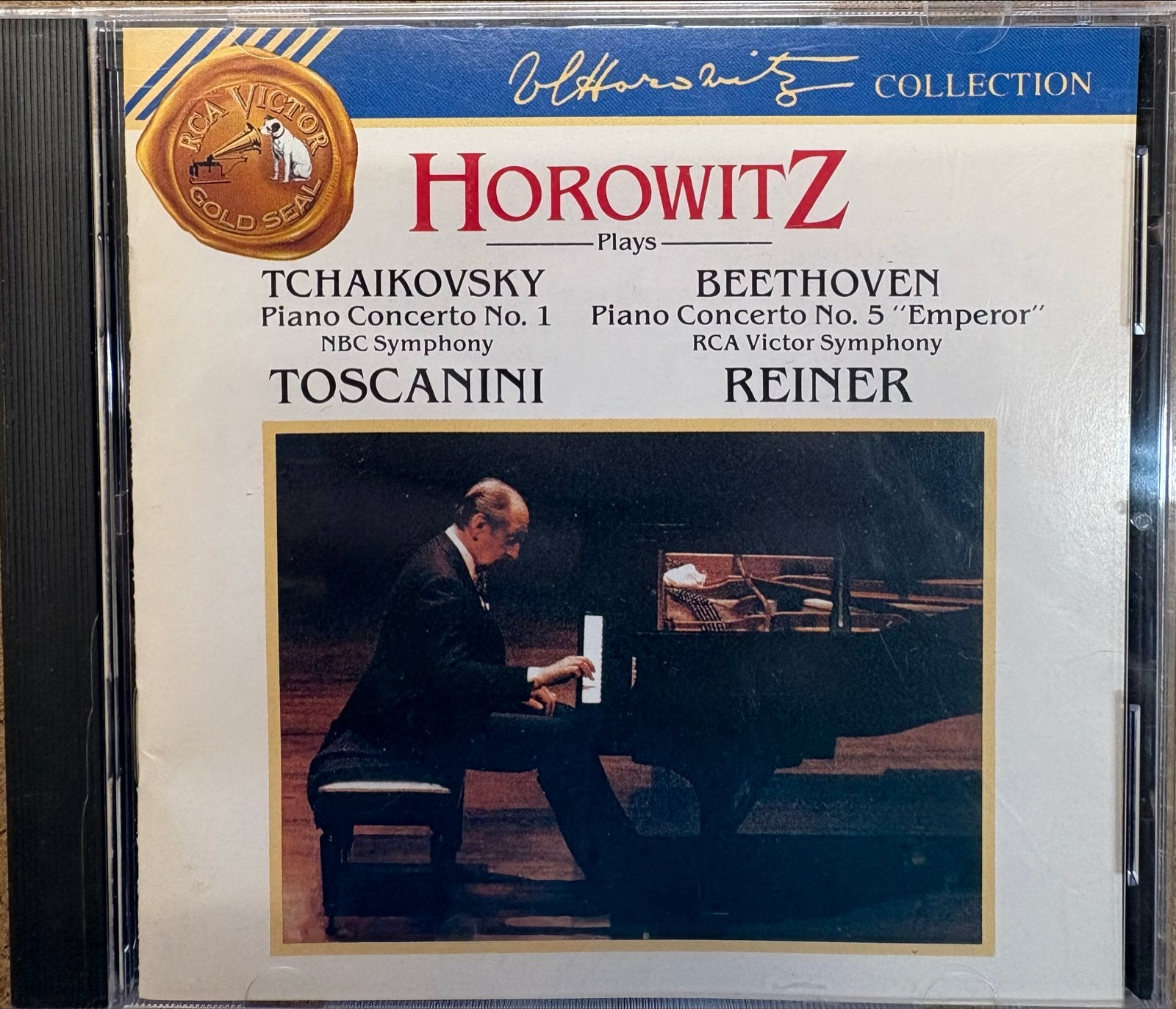 Horowitz Plays Tchaikovsky & Beethoven Piano Concertos, Cd's en Dvd's, Cd's | Klassiek, Soloconcert, Ophalen of Verzenden, Zo goed als nieuw