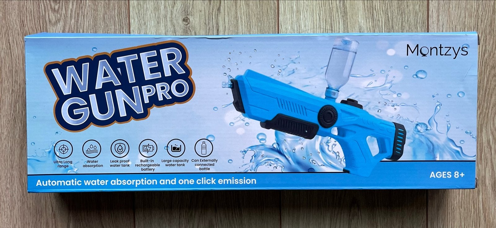 Montzys Water Gun Pro - Automatisch Waterpistool, Ophalen of Verzenden, Nieuw