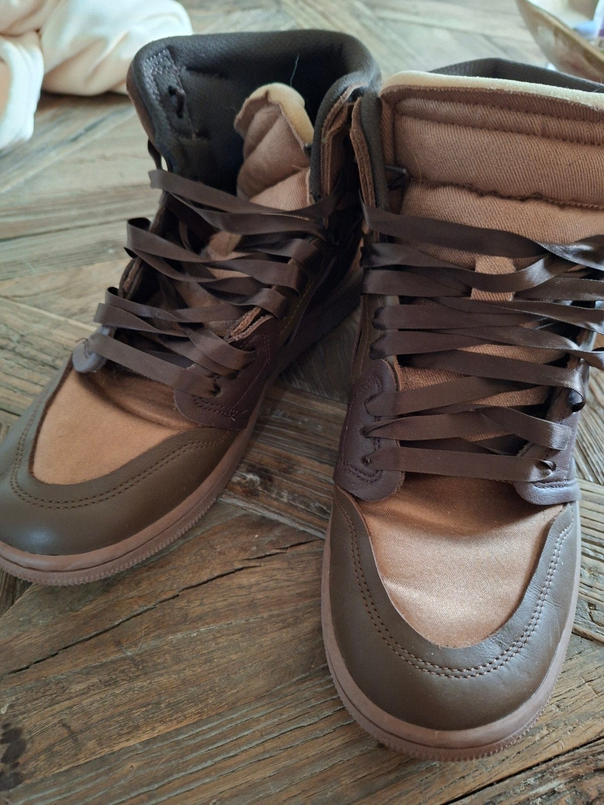 Nike Air Jordan 1 High Travis Scott Mocha, Bruin, Nike, Ophalen of Verzenden, Sneakers of Gympen