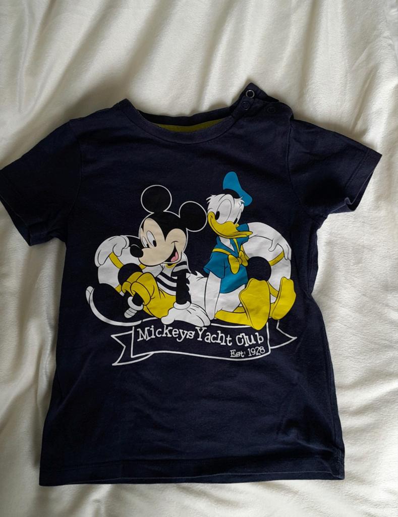 Disney Baby Mickey & Donald T-shirt Maat 92, Ophalen, Gebruikt, Jongen of Meisje, Disney Baby