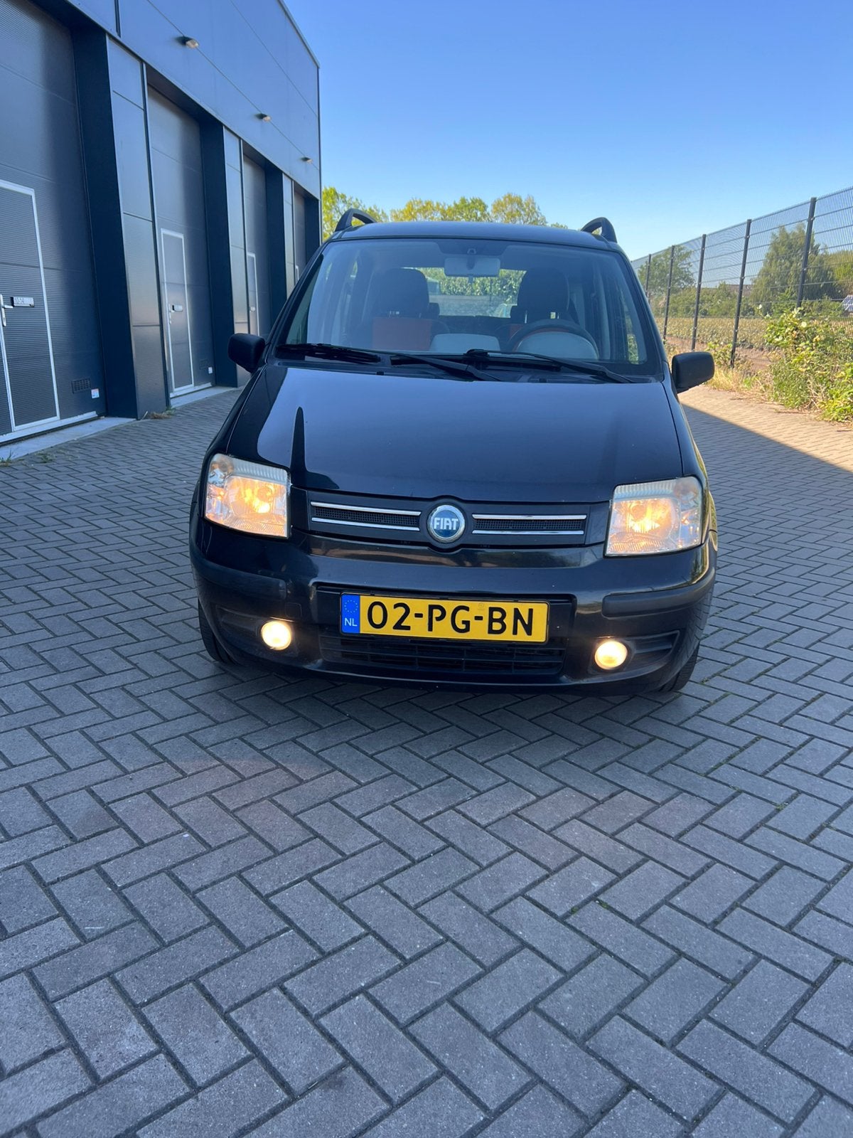 Fiat Panda 1.2 2004 Zwart, Voorwielaandrijving, Zwart, Origineel Nederlands, Bedrijf