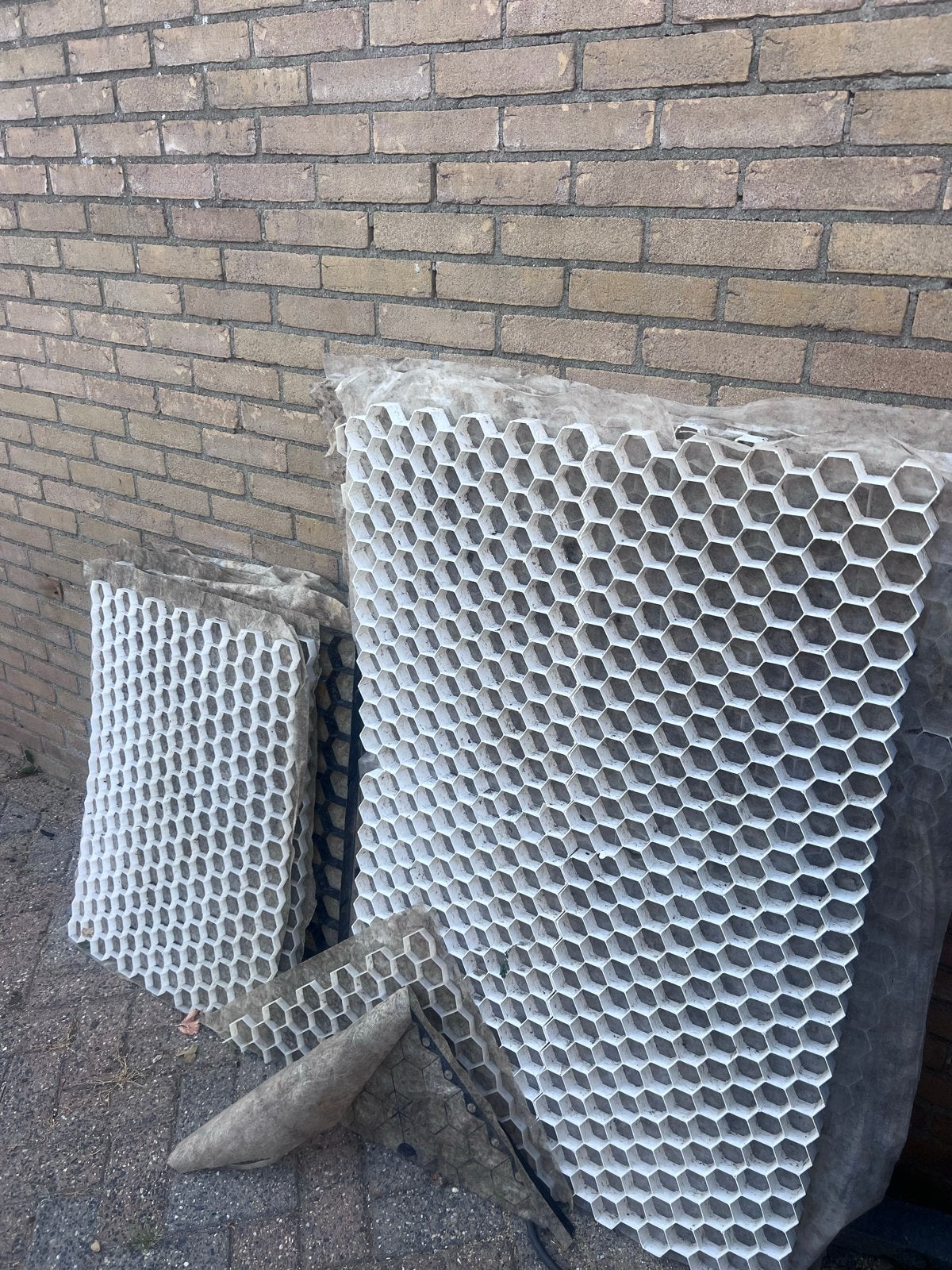 Grindplaten - 5 grote en 7 kleine/halve, Tuin en Terras, Ophalen, Gebruikt