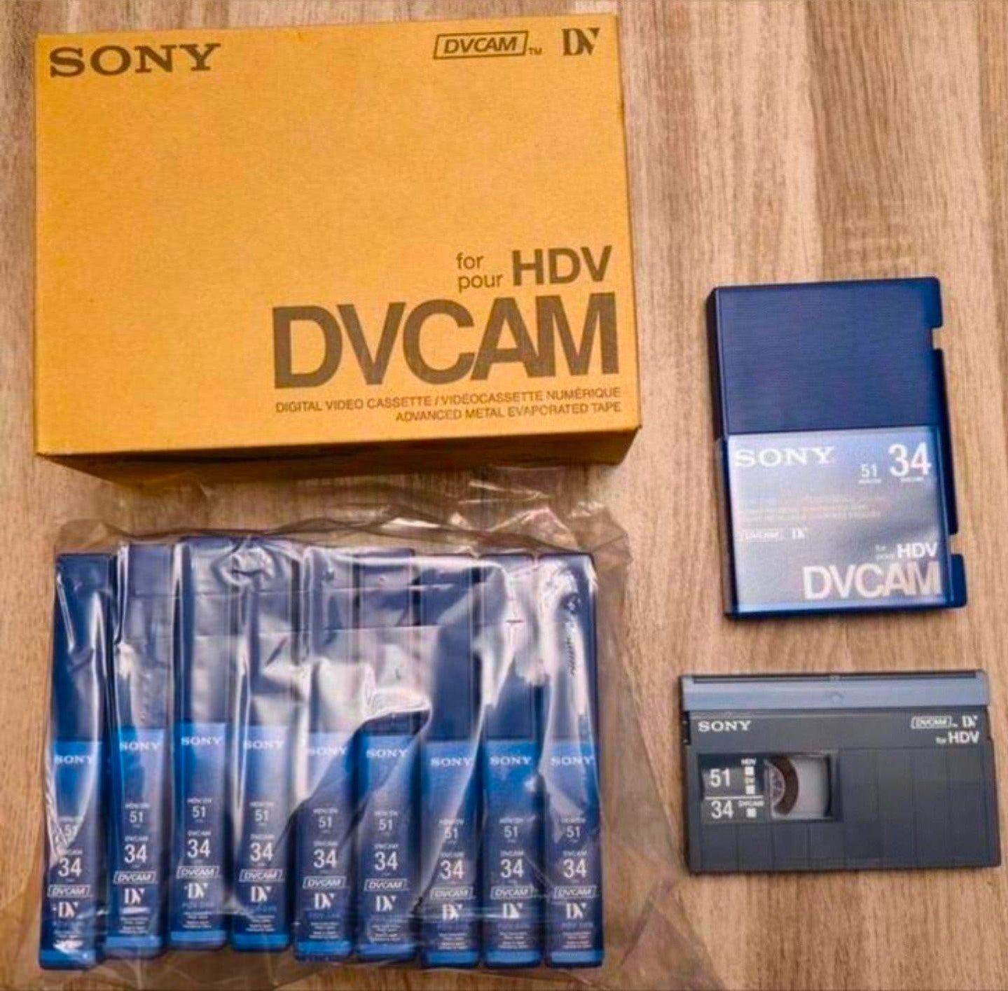 Sony Professionelere Broadcast DV CAM 34 51 min. cassette: v, Ophalen of Verzenden, (Video)band