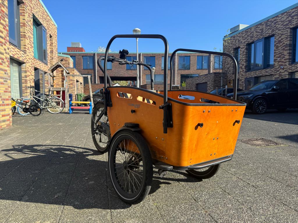 Vogue superior 3 Elektrische Bakfiets, Elektrisch, Zo goed als nieuw, 2 kinderen, Schijfrem