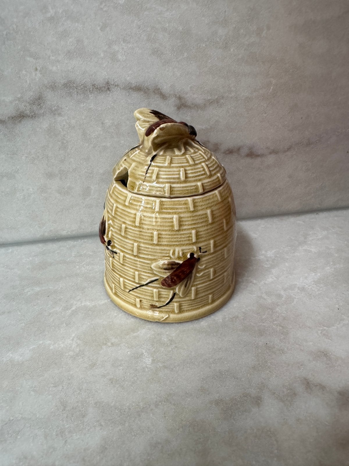 Vintage Honingpotje in Bijenkorf Vorm - Geen Beschadigingen, Antiek en Kunst, Antiek | Keramiek en Aardewerk, Ophalen of Verzenden