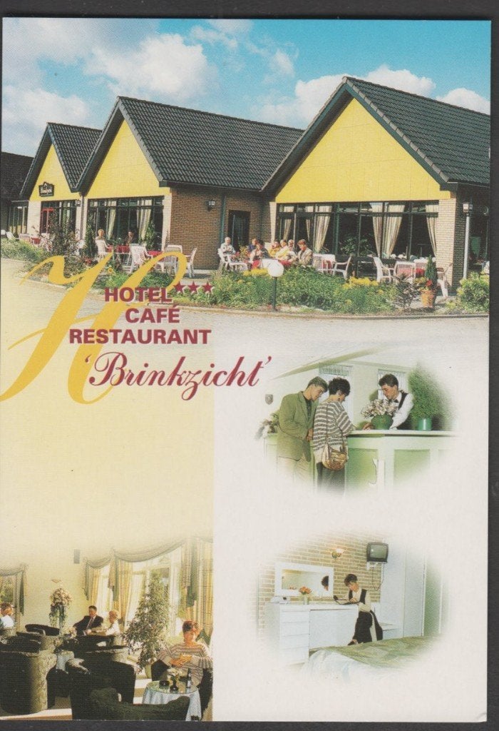 Vledder Hotel Café Restaurant Brinkzicht en Interieur 2002, Verzenden, 1980 tot heden, Ongelopen, Drenthe