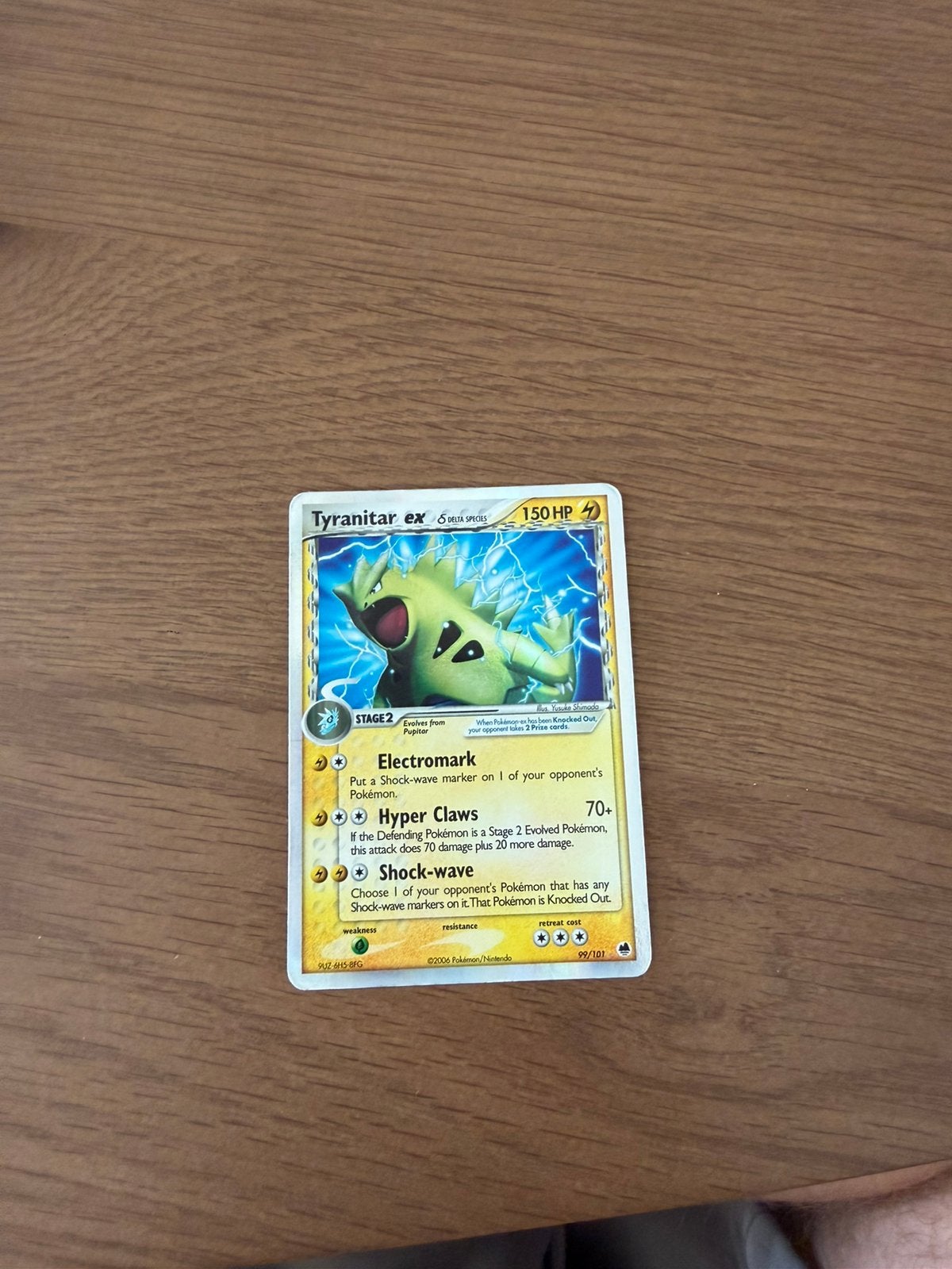 Tyranitar Ex Delta Species, Ophalen of Verzenden, Zo goed als nieuw