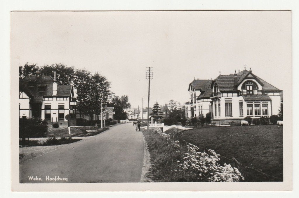 Wehe (Wehe-den Hoorn) - Hoofdweg, Verzenden, 1920 tot 1940, Gelopen, Groningen