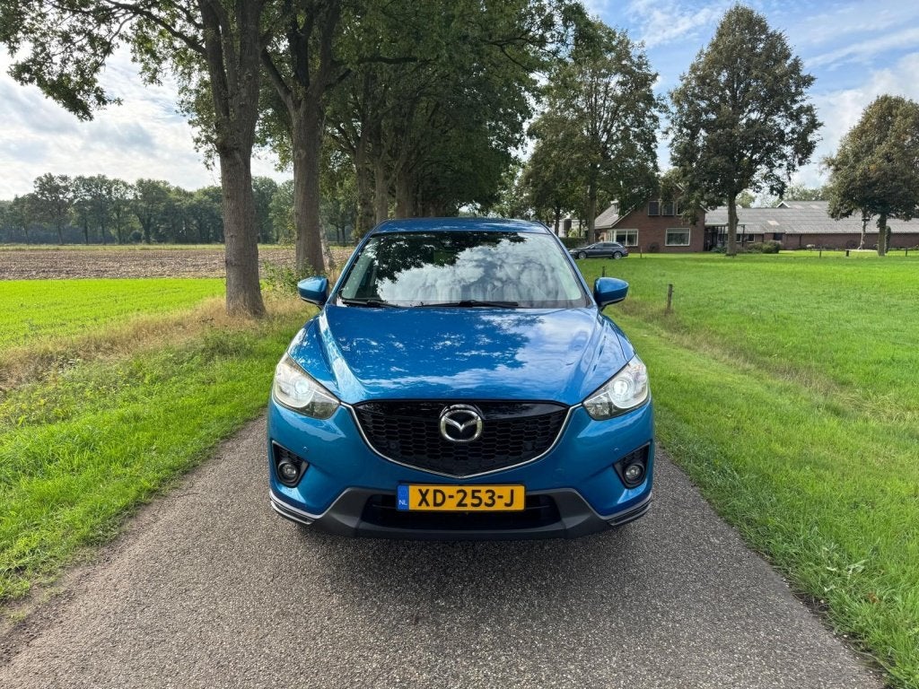 Mazda CX-5 2.0 TS+ Lease 2WD | Navigatie | Trekhaak | Cruise, Auto's, Keurmerk '100% Onderhouden', Stof, 4 cilinders, Blauw