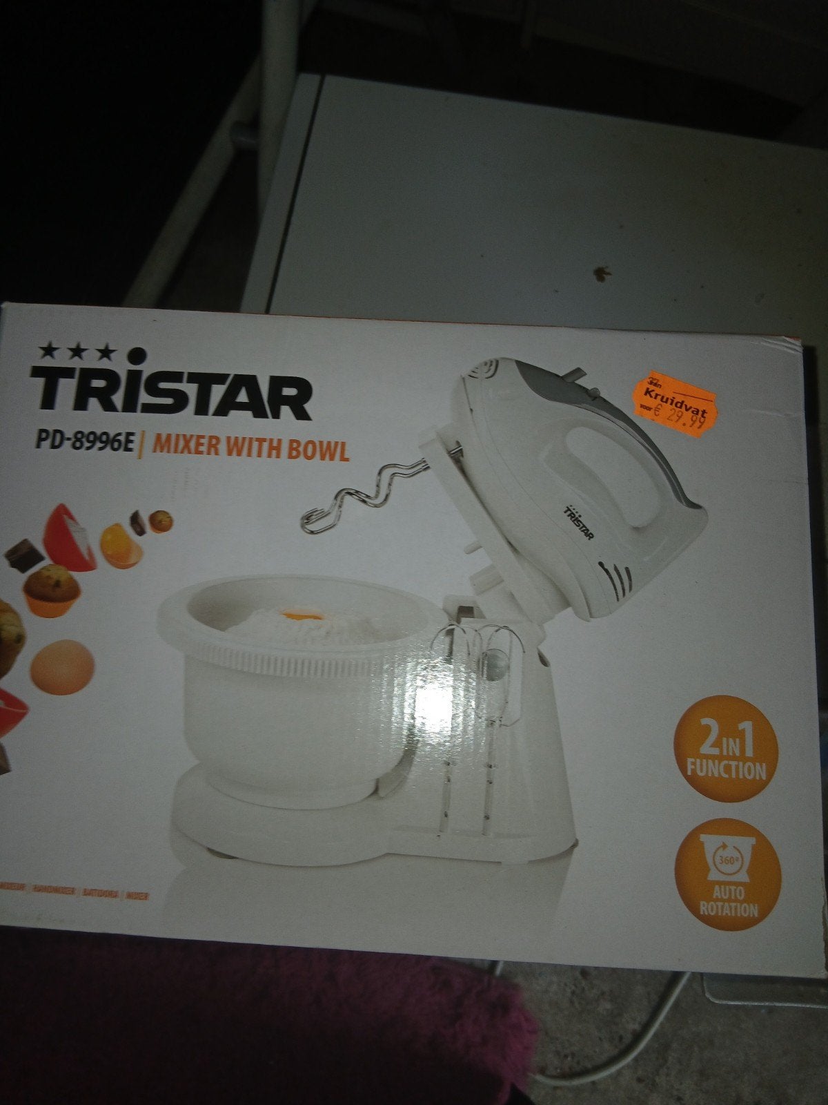 Tristar PD-8996E Mixer met kom - Nieuw in doos, Ophalen