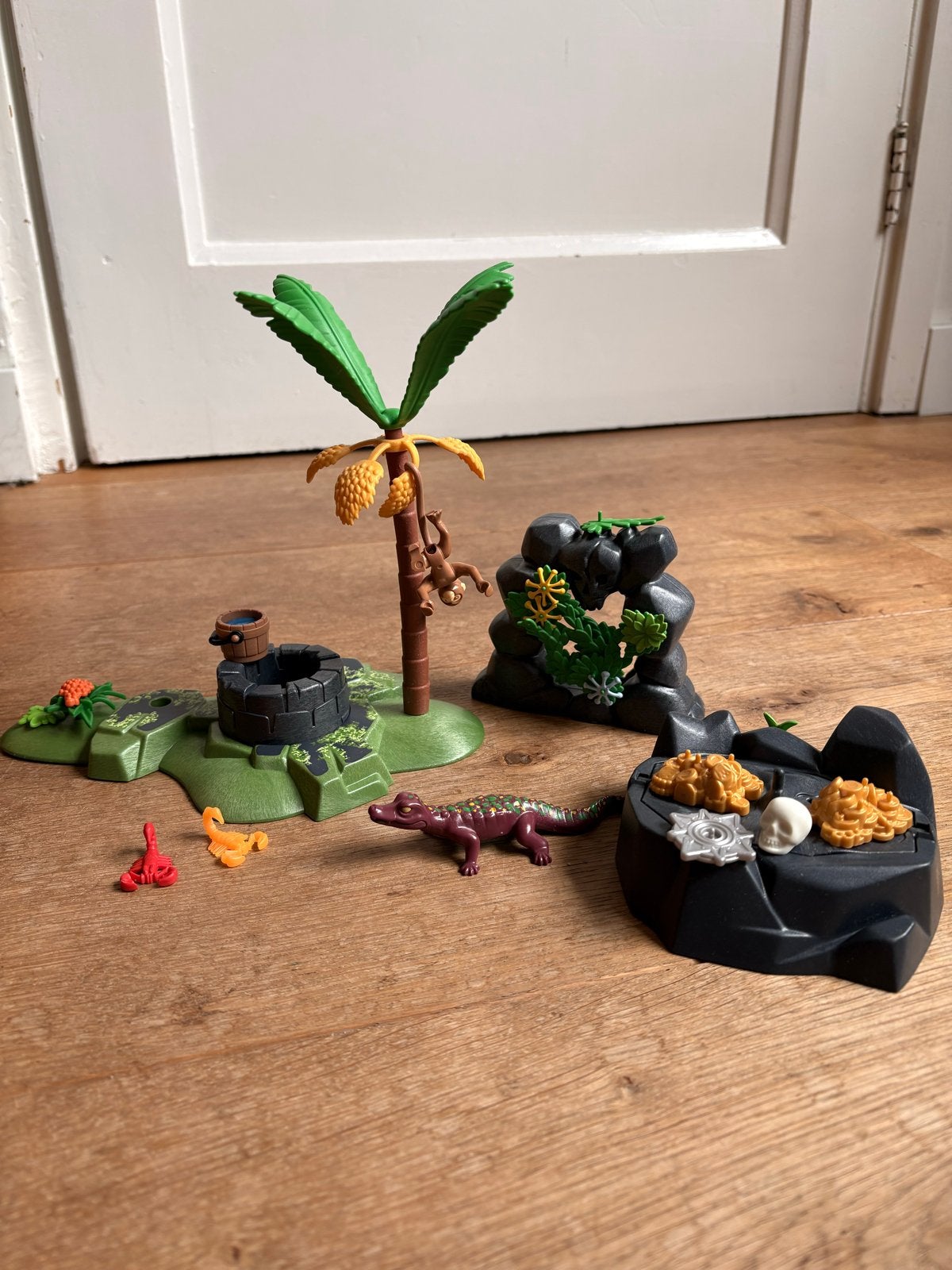 Playmobil Avontuurlijke Jungle Set met Dieren en Boot, Ophalen, Wild life, Gebruikt, Complete set