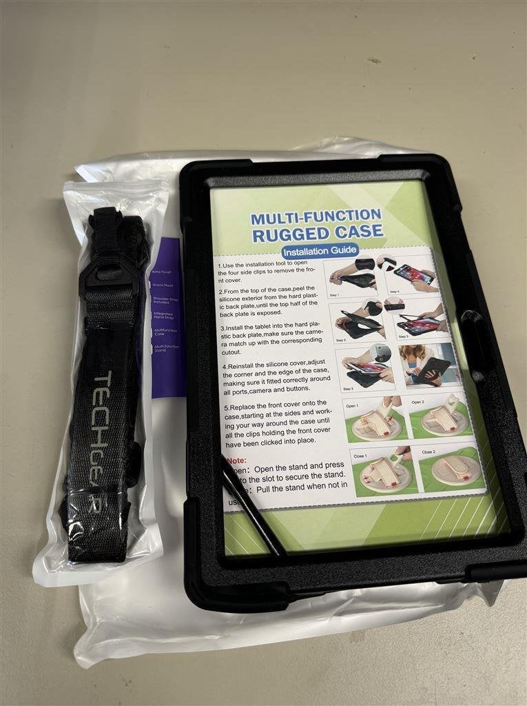 robuste case - Lenovo Tab M10 3rd gen 10.1, Ophalen of Verzenden, Zo goed als nieuw, 10 inch, Bescherming voor- en achterkant
