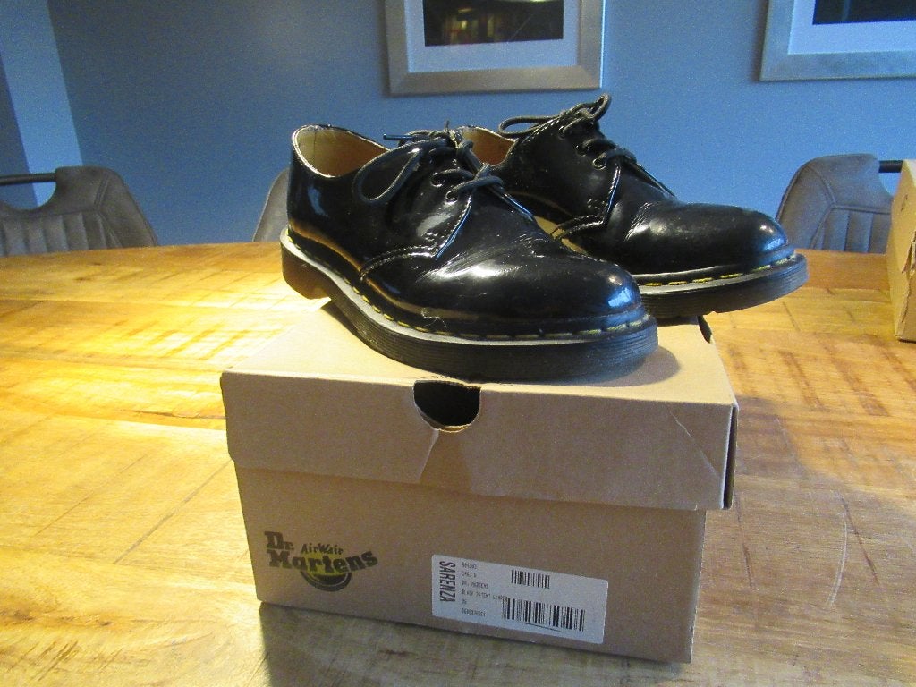 Dr. Martens schoenen 1461 zwart lak - 38, Schoenen met lage hakken, Zwart, Ophalen of Verzenden, Dr. Martens