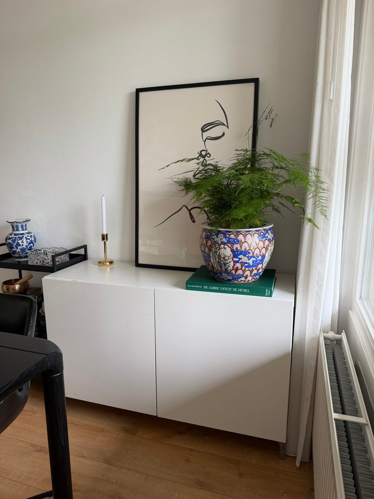 IKEA BESTA kast wit, Ophalen, Gebruikt, 100 tot 150 cm, 25 tot 50 cm