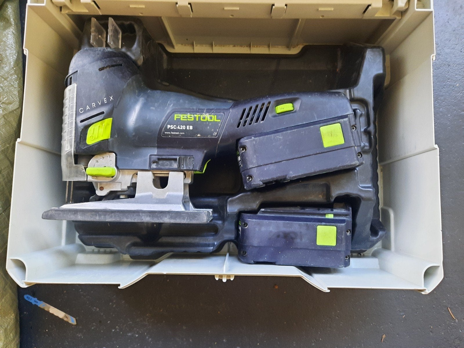 PSC 420 EB Festool, Doe-het-zelf en Verbouw, Gereedschap | Zaagmachines, Gebruikt, Decoupeerzaag, Ophalen of Verzenden, 30 tot 70 mm