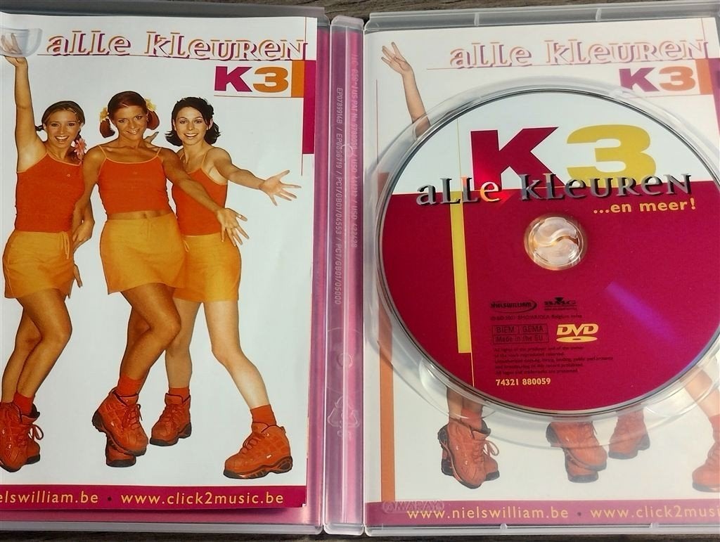 K3 - Alle Kleuren ..En Meer [DVD], Cd's en Dvd's, Alle leeftijden, Ophalen of Verzenden, Zo goed als nieuw