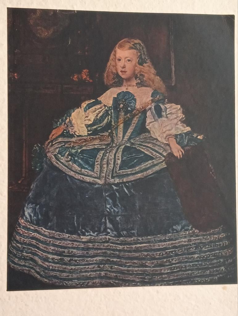 Velasquez Offset prent 1913, Antiek en Kunst, Ophalen of Verzenden