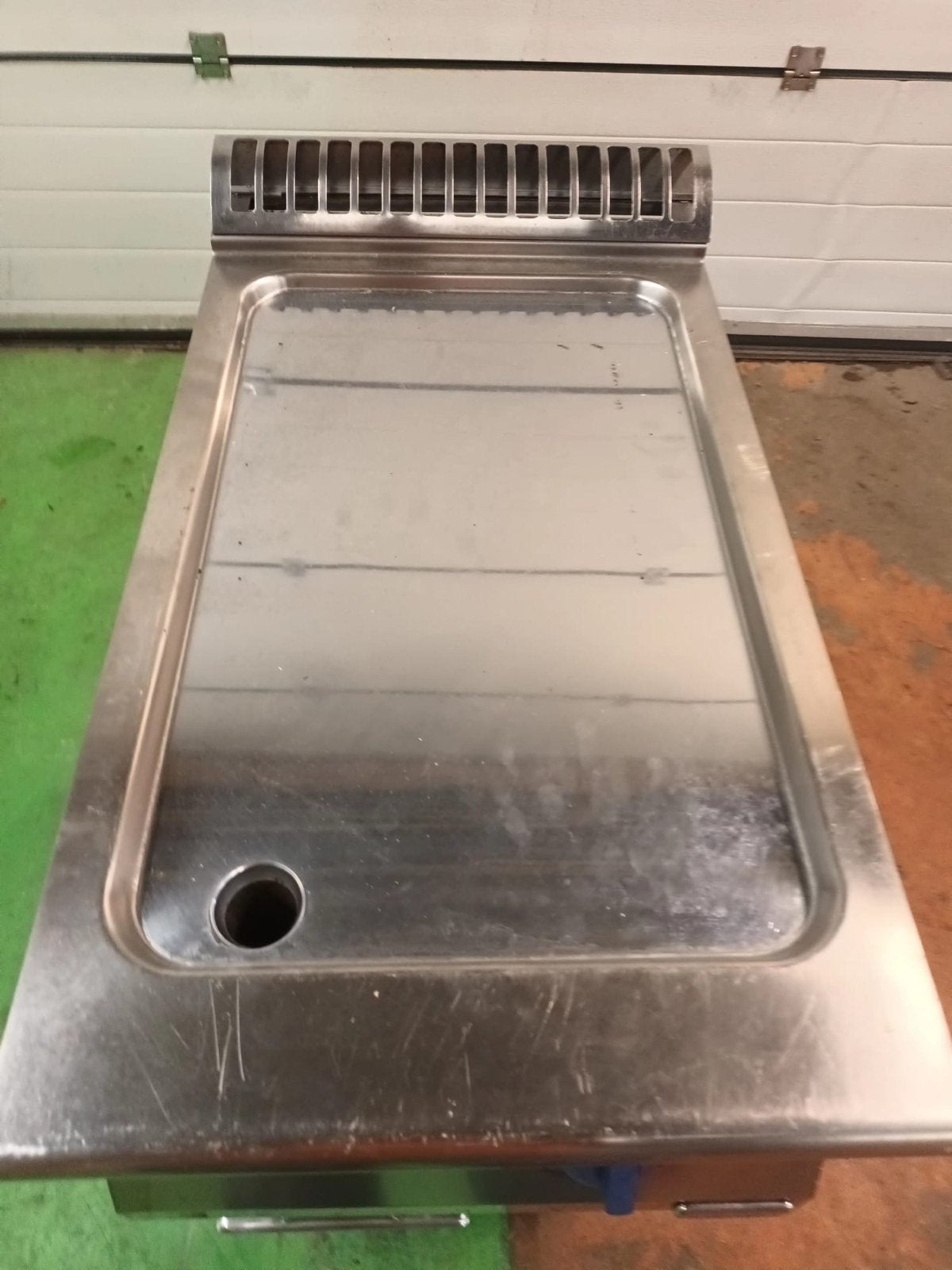 RVS Bakplaat Electrolux staan model en buffalo tafelmodel, Ophalen of Verzenden, Gebruikt, Fornuis, Frituur en Grillen