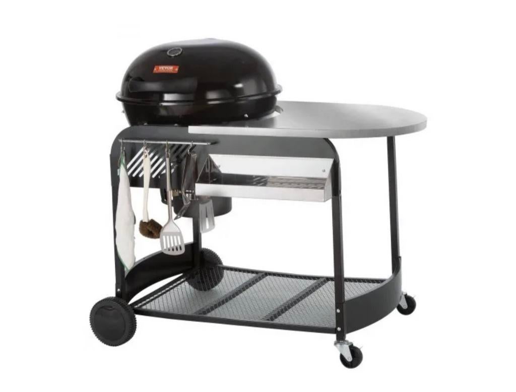 Vevor Barbecue BBQ Houtskoolgrillwagen 109x79x101 cm, Ophalen of Verzenden, Nieuw, Met accessoires
