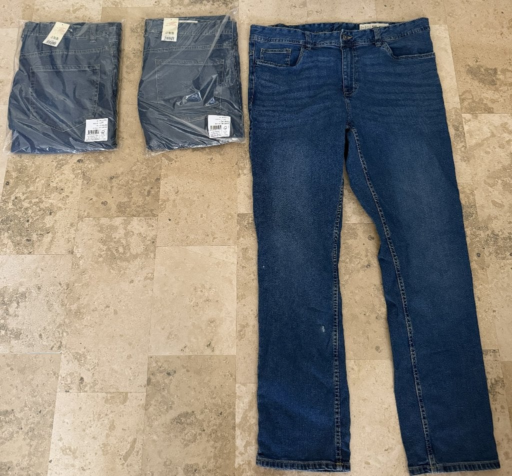 Esmara jeans Slim Fit maat 40/32 (56) donkerblauw (2 nieuw), Esmara, Blauw, Ophalen of Verzenden, W40 - W42 (confectie 56/58)